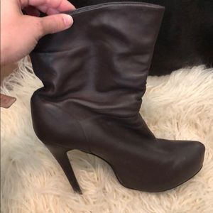 Platform 3.5 Inch Heel Bootie